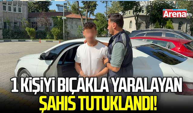 1 kişiyi bıçakla yaralayan şahıs tutuklandı
