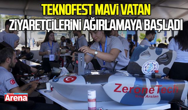 TEKNOFEST Mavi Vatan, ziyaretçilerini ağırlamaya başladı