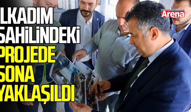 İlkadım sahilindeki projede sona yaklaşıldı
