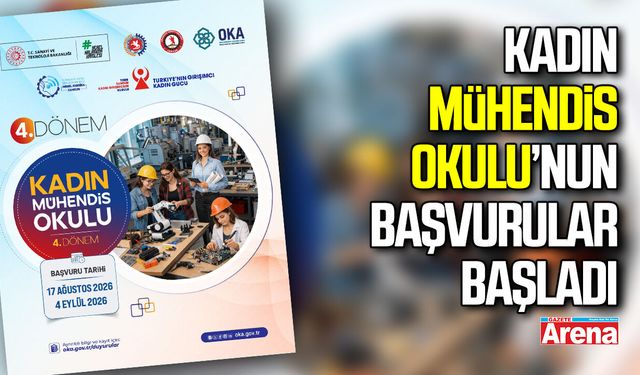 Kadın mühendis okulu’nun 4. dönem  başvurular başladı