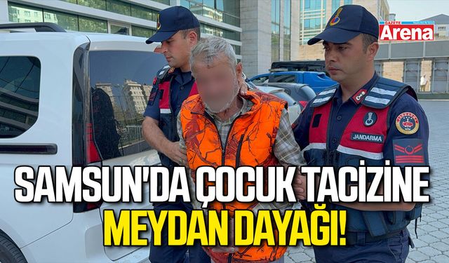 Samsun'da çocuk tacizine meydan dayağı