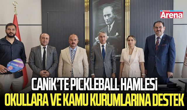 Samsun Canik’te pickleball hamlesi