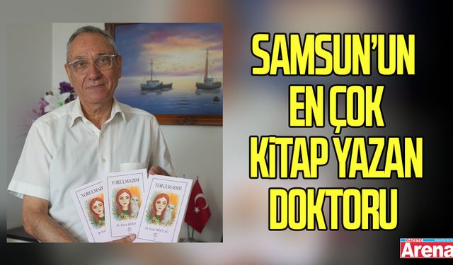 Samsun’un en çok kitap yazan doktoru 27. kitabını çıkardı