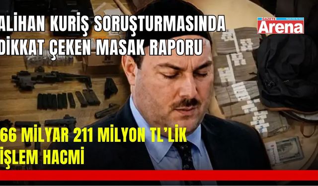 Alihan Kuriş soruşturmasında milyarlarca liralık para trafiği