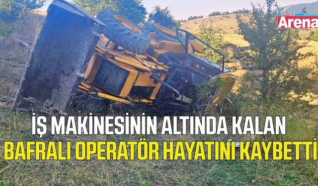 Bafralı operatör kazada hayatını kaybetti
