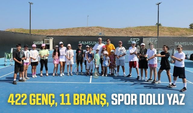 Samsun'un Yaz Spor Okulları 422 çocuğu sporla buluşturdu