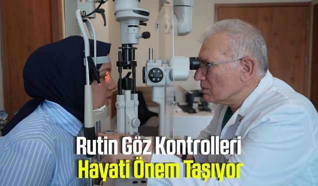 Samsun’da uzman doktor uyardı: Retina hayati önem taşıyor