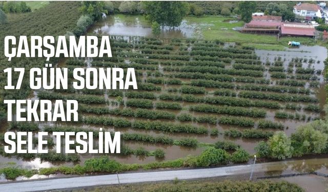 Çarşamba 17 gün sonra tekrar sele teslim