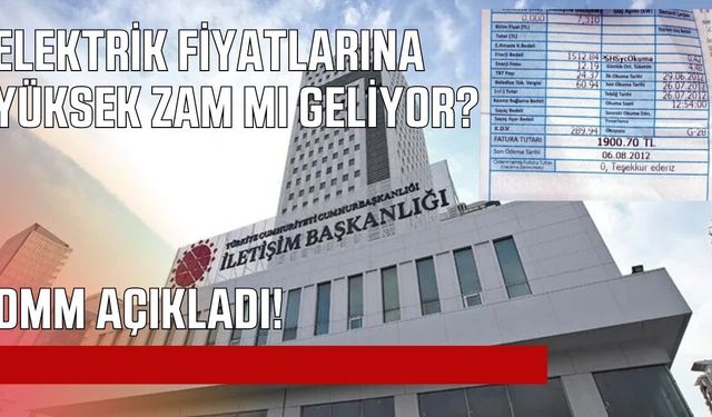Elektrik fiyatlarına zam iddiasına DMM’den yanıt