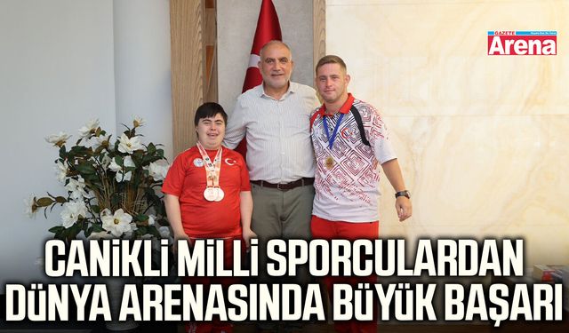 Canikli milli sporculardan dünya arenasında büyük başarı