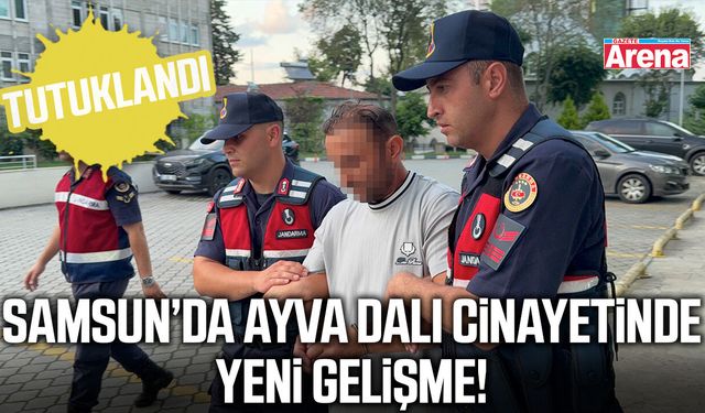 Samsun’da ayva dalı cinayetinde yeni gelişme!