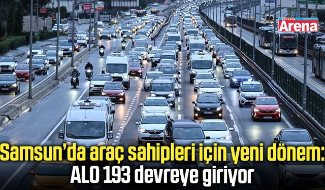 Samsun’da yeni dönem! ALO 193 geliyor