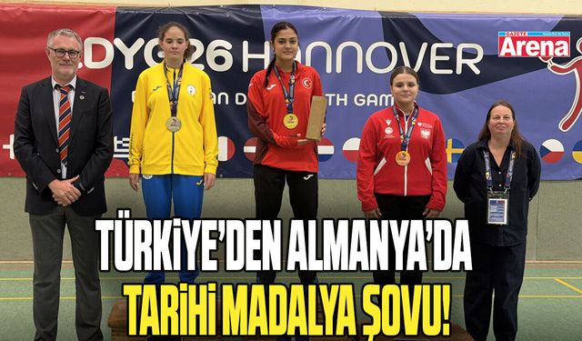 Türkiye’den Almanya’da tarihi madalya şovu