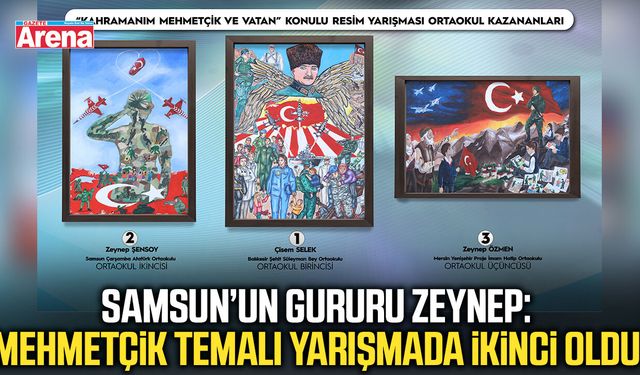Samsunlu Zeynep Türkiye ikincisi oldu