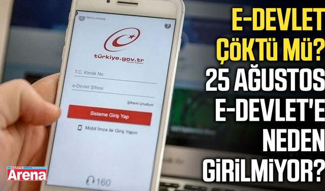 e-Devlet çöktü mü? e-Devlet'e neden girilmiyor?