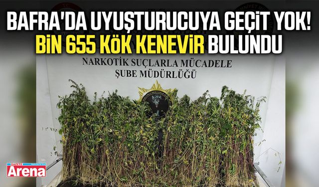 Bafra'da uyuşturucuya geçit yok!