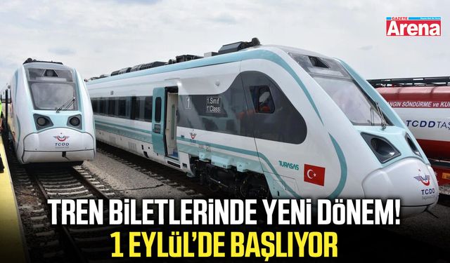 Tren biletlerinde yeni dönem! 1 Eylül’de başlıyor
