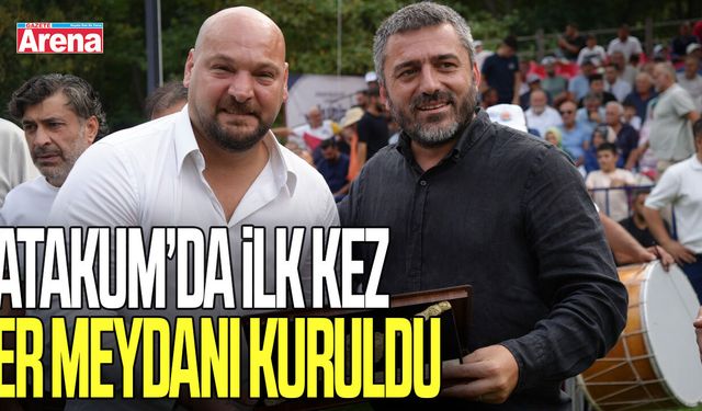 Samsun Atakum’da ilk kez er meydanı kuruldu