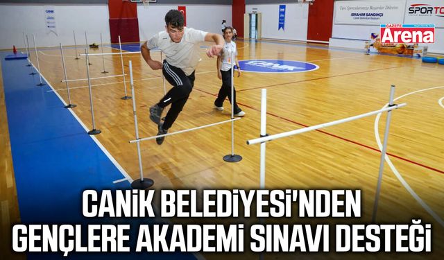 Canik Belediyesi'nden gençlere akademi sınavı desteği