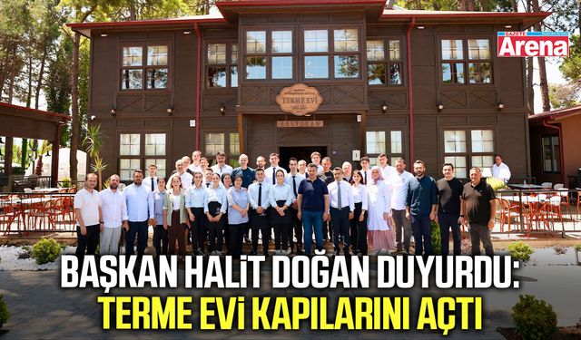 Başkan Halit Doğan duyurdu: Terme Evi kapılarını açtı