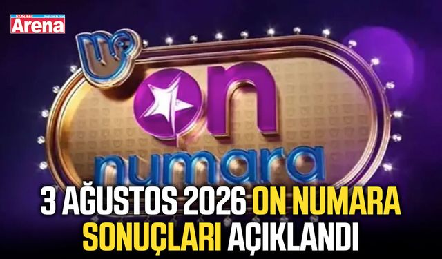 3 Ağustos 2026 On Numara sonuçları açıklandı