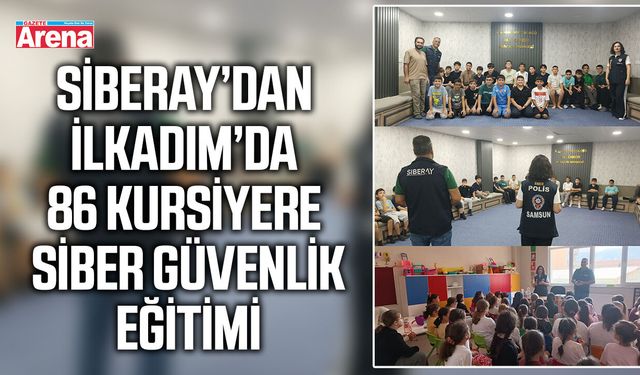 SİBERAY’dan İlkadım’da 86 kursiyere siber güvenlik eğitimi