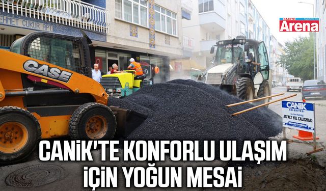 Canik'te konforlu ulaşım için yoğun mesai