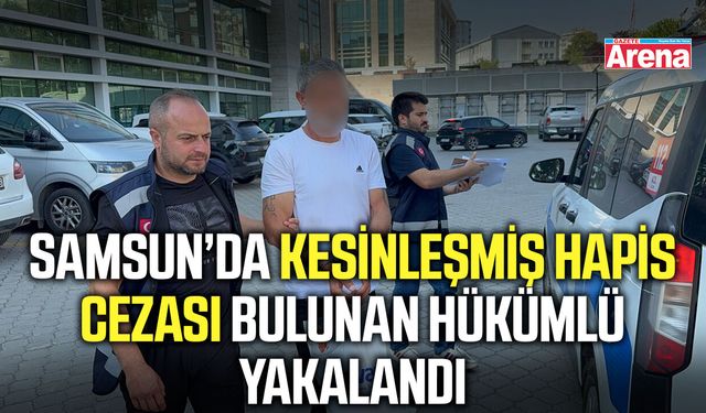Samsun'da alkollü araç kullanmaktan aranan hükümlü cezaevine gönderildi