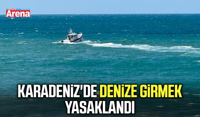 Karadeniz'de denize girmek yasaklandı