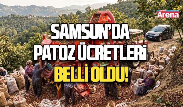 Samsun’da patoz ücretleri belli oldu