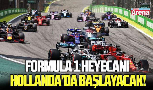Formula 1 heyecanı Hollanda'da başlayacak