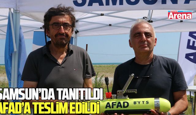 Su altını görüntüleyen yerli sonar Samsun'da tanıtıldı