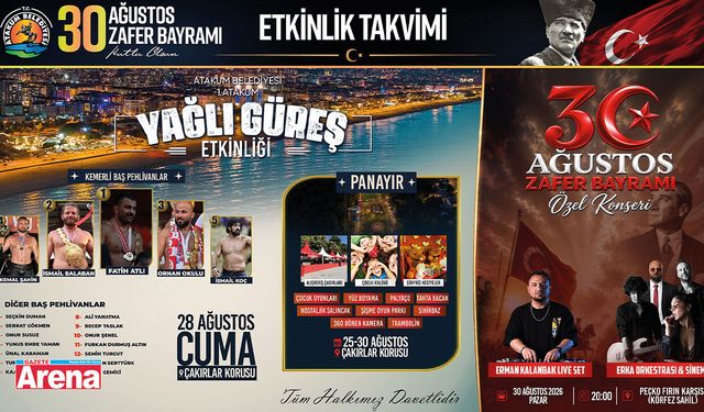 Atakum’da 30 Ağustos'a özel dolu dolu program