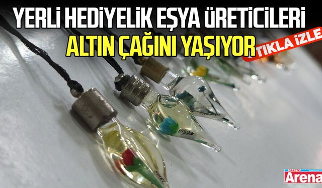 Samsun'da yerli hediyelik eşya üreticileri altın çağını yaşıyor