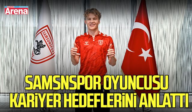 Samsnspor oyuncusu Oskar Øhlenschlæger kariyer hedeflerini anlattı