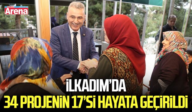 Samsun İlkadım’da 34 projenin 17’si hayata geçirildi