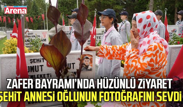 Samsun’da Zafer Bayramı’nda hüzünlü ziyaret