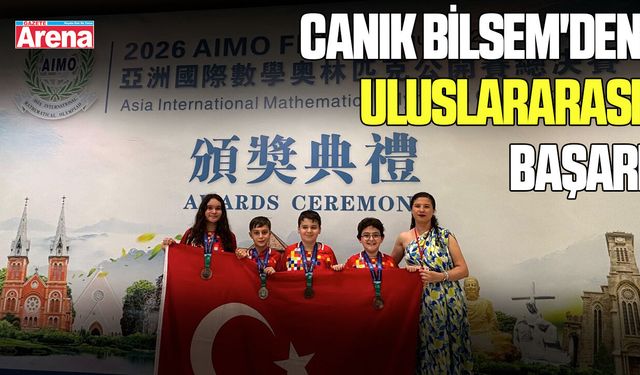 Canik BİLSEM öğrencilerinden Vietnam'da madalya başarısı