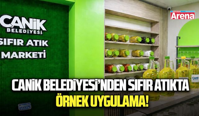 Canik Belediyesi’nden sıfır atıkta örnek uygulama