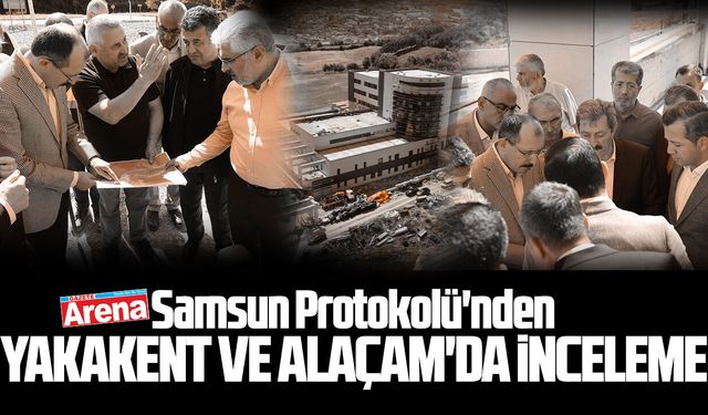 Samsun Protokolü'nden Yakakent ve Alaçam'da inceleme