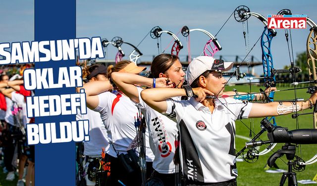 Samsun'da oklar hedefi vurdu!
