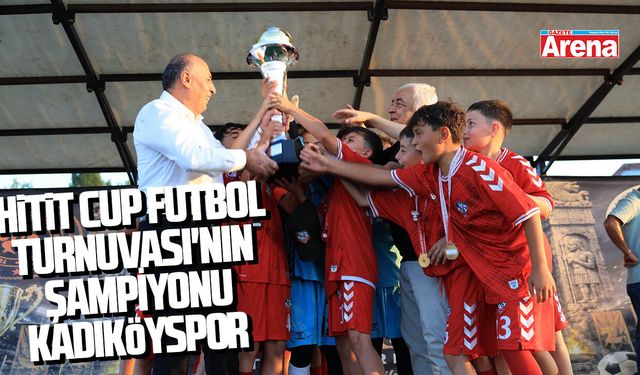 Hitit Cup Futbol Turnuvası'nın şampiyonu Samsunlu ekip