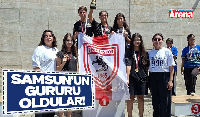 Samsunlu kızlar Türkiye şampiyonu oldu