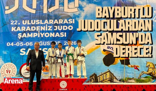Bayburtlu Judoculardan Samsun'da derece