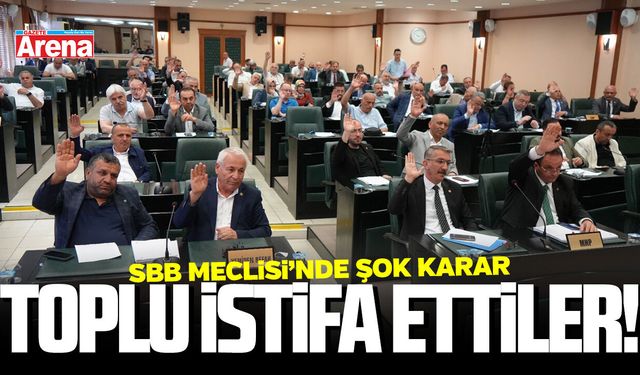 SBB Meclisi'nde şok: Topluca istifa ettiler!