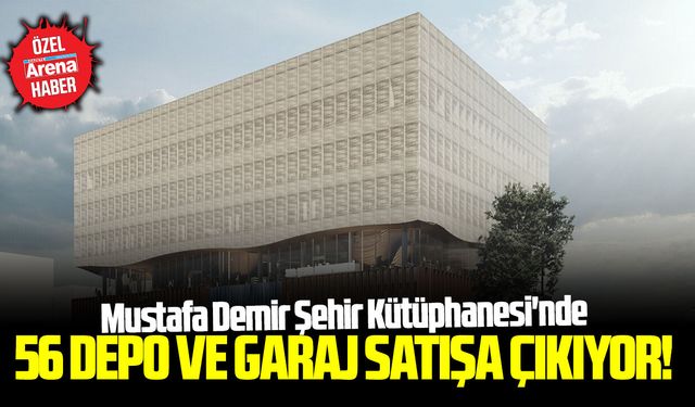 Mustafa Demir Şehir Kütüphanesi'nde 56 depo ve garaj satışa çıkıyor!