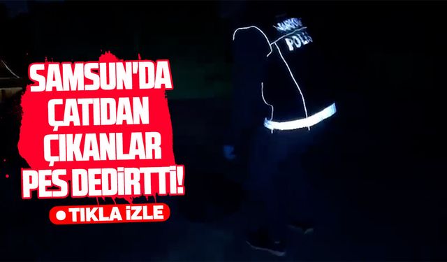 Samsun'da çatı katında binlerce hap ele geçirildi
