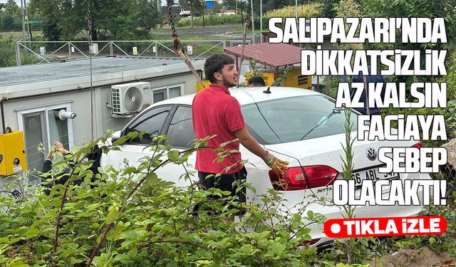 Salıpazarı'nda faciadan son anda dönüldü