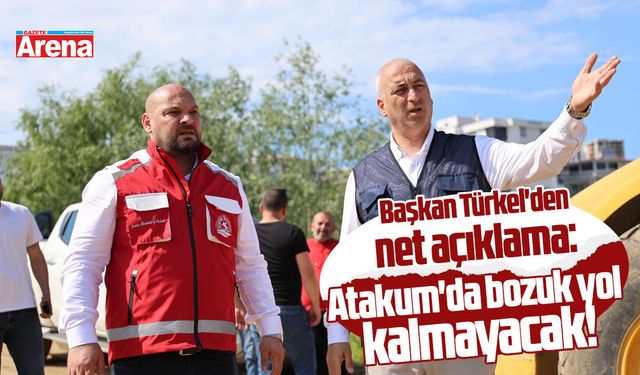 Başkan Türkel'den net açıklama: Atakum'da bozuk yol kalmayacak!