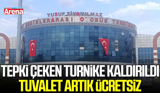 Samsun'da tepki çeken tuvalet yenilendi